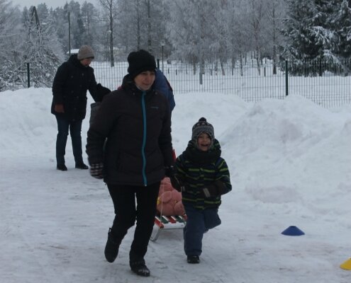 Sniega diena bērnudārzā