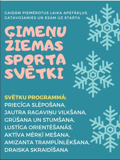 ģimeņu ziemas sporta svētki