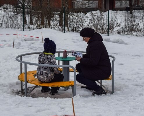 1.Ģimeņu ziemas sporta svētki Vecpiebalgas bērnudārzā.