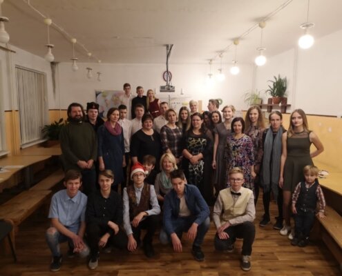 Skolas Ziemassvētku egle ,,Radīsim svētkus kopā!”