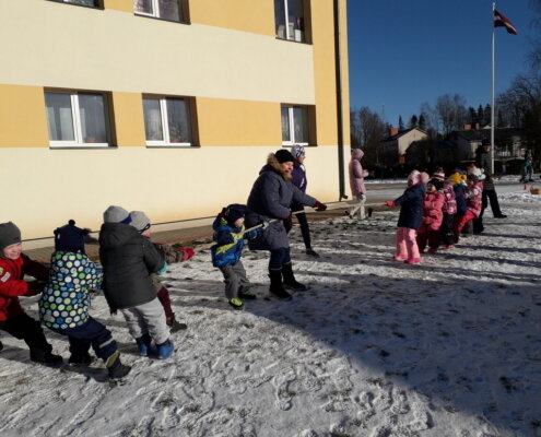 februāra sākums bērnudārzā