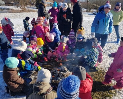 februāra sākums bērnudārzā