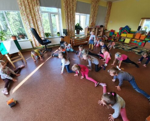 Eiropas BeActive sporta nedēļas aktivitātes Vecpiebalgas bērnudārzā