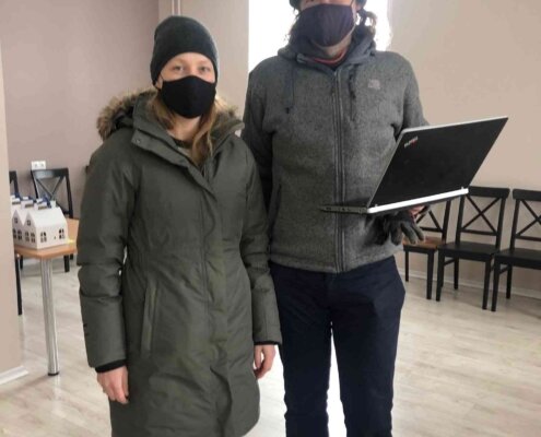 Maija Ušča un Kaspars Kapenieks