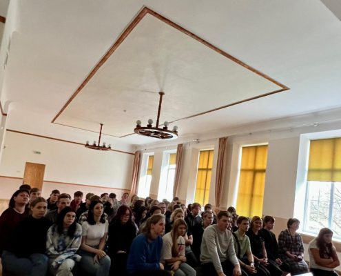 Lekcija par apmaiņas programmu Slovākijā
