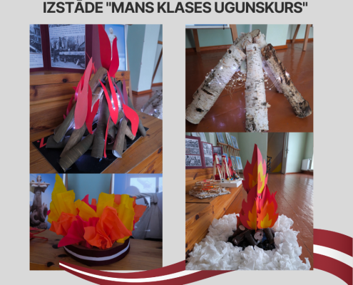 Izstāde "Mans klases ugunskurs"