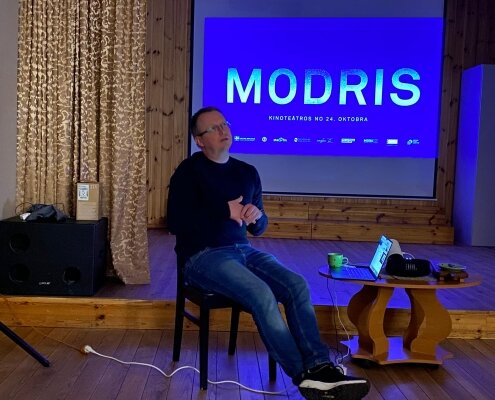 Saruna ar režisoru un scenāristu Juri Kursieti