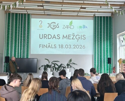 Erudīcijas spēlē “URDAS mežģis”