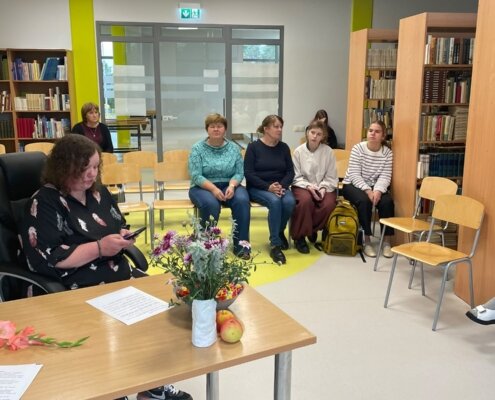 Tikšanās ar skolas absolventi Līgu Kleinbergu